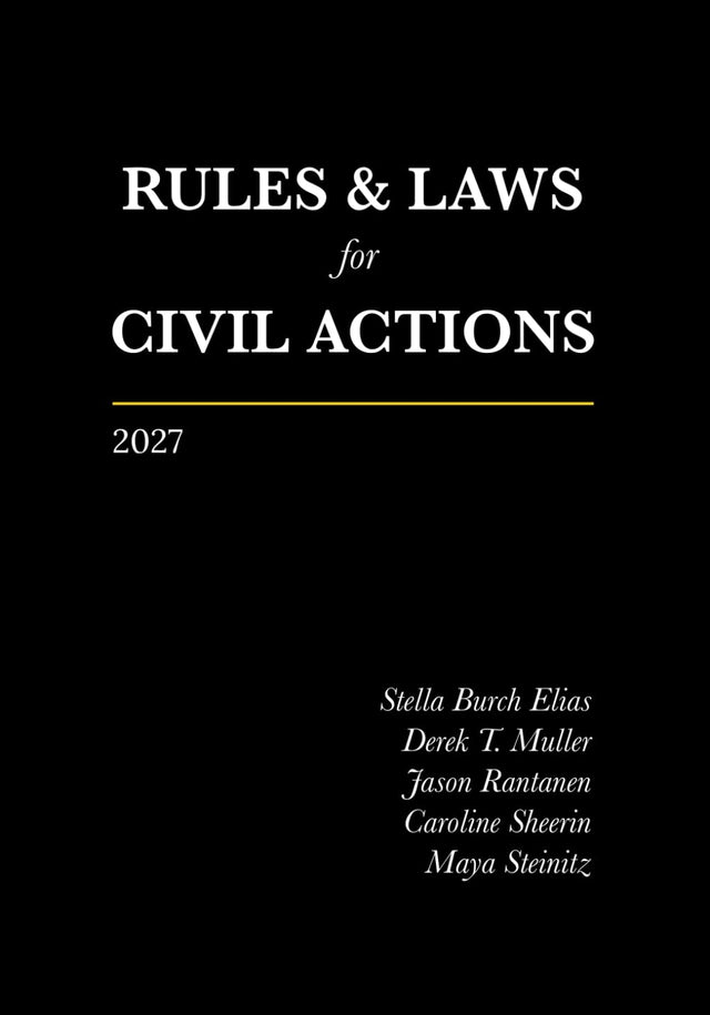 Rules and Laws for Civil Actions: 2027