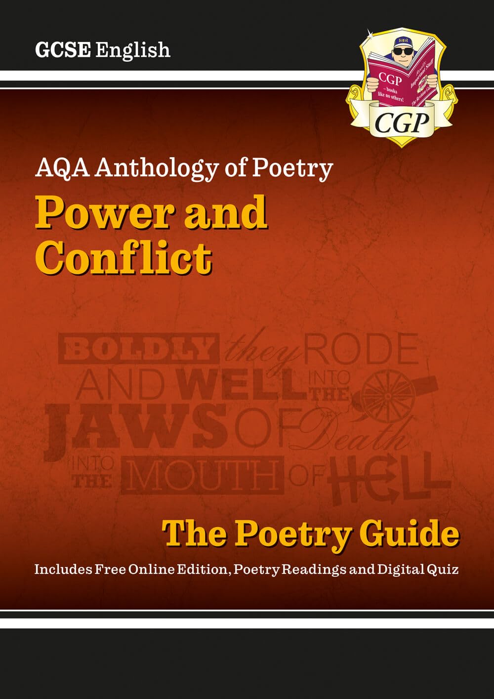GCSE English AQA Poetry Guide - Power & Conflict Anthology inc. Online Edition, Audio & Quizzes: for the 2027 and 2028 exams (CGP AQA GCSE Poetry)
