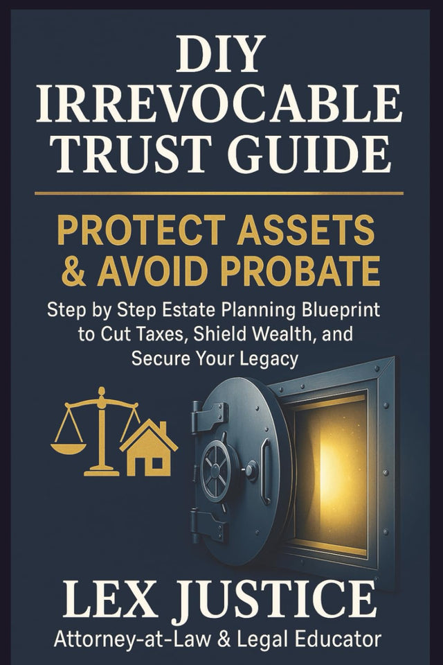 DIY IRREVOCABLE TRUST GUIDE, PROTECT ASSETS AND AVOID PROBATE: Step by Step Estate Planning Blueprint To Cut Taxes, Shield Wealth, and Secure your ... Preserve Dignity. Understand the System.)