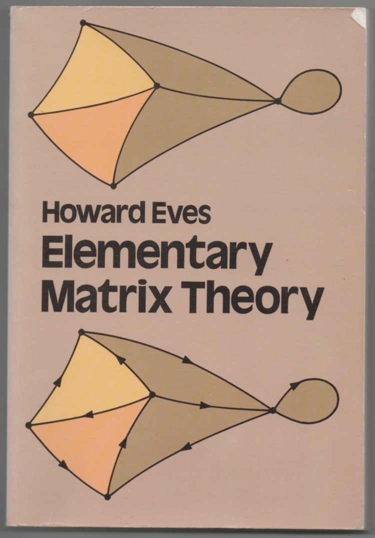 Elementary Matrix Theory (Dover Books on Mathematics)