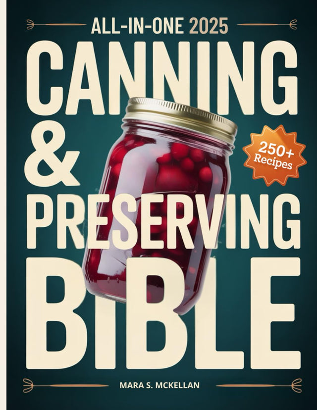 The All-in-One Canning & Home Preserving Bible: Step-by-Step Beginner’s Guide: 250+ Easy Small-Batch Recipes, Water-Bath & Pressure Methods, and Seasonal Guides for Reliable, Delicious Jars Every Time