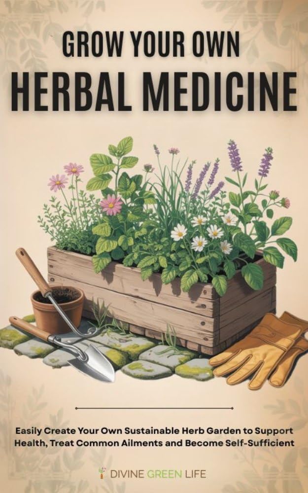 Grow Your Own Herbal Medicine: Easily Create Your Own Sustainable Herb Garden to Support Health, Treat Common Ailments and Become Self-Sufficient (Comprehensive Herbalism for All Levels Book 2)