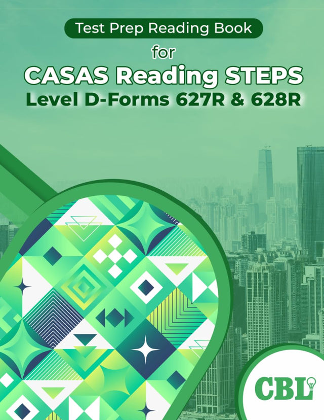 Test Prep Reading Book for CASAS Reading STEPS Level D—Forms 627R and 628R