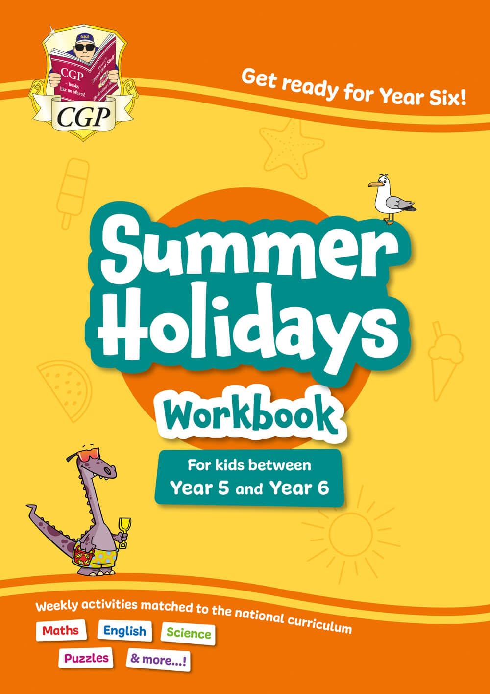 CGP Summer Holidays Activity Workbook - for kids between Year 5 and Year 6 (ages 9-10) (CGP Holiday Workbooks)