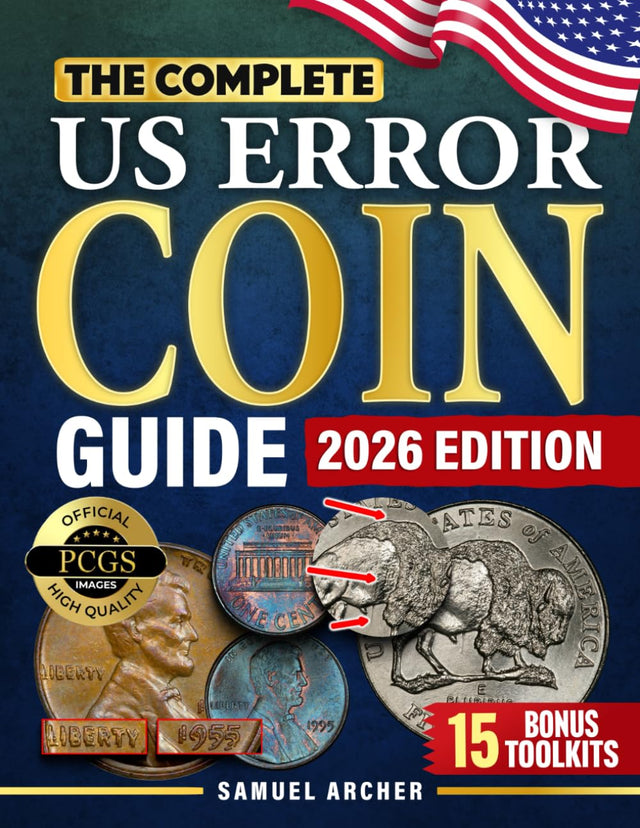 The Complete US Error Coin Guide: A Proven 10-Step System with Expert Strategies to Identify & Authenticate Rare Mint Errors, Avoid Mistakes, Spot Profitable Finds, & Stay Updated with New Discoveries
