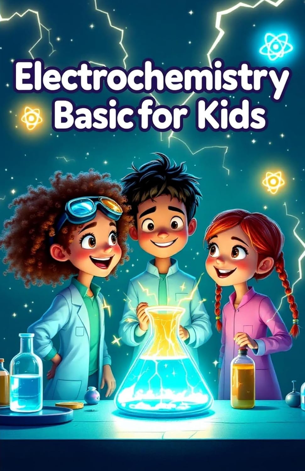 Electrochemistry Basic for Kids: A Young Learner's Guide to Batteries, Electricity, Reactions, Fuel Cells, Corrosion, and Electrolysis (Chemistry Book For Kids)