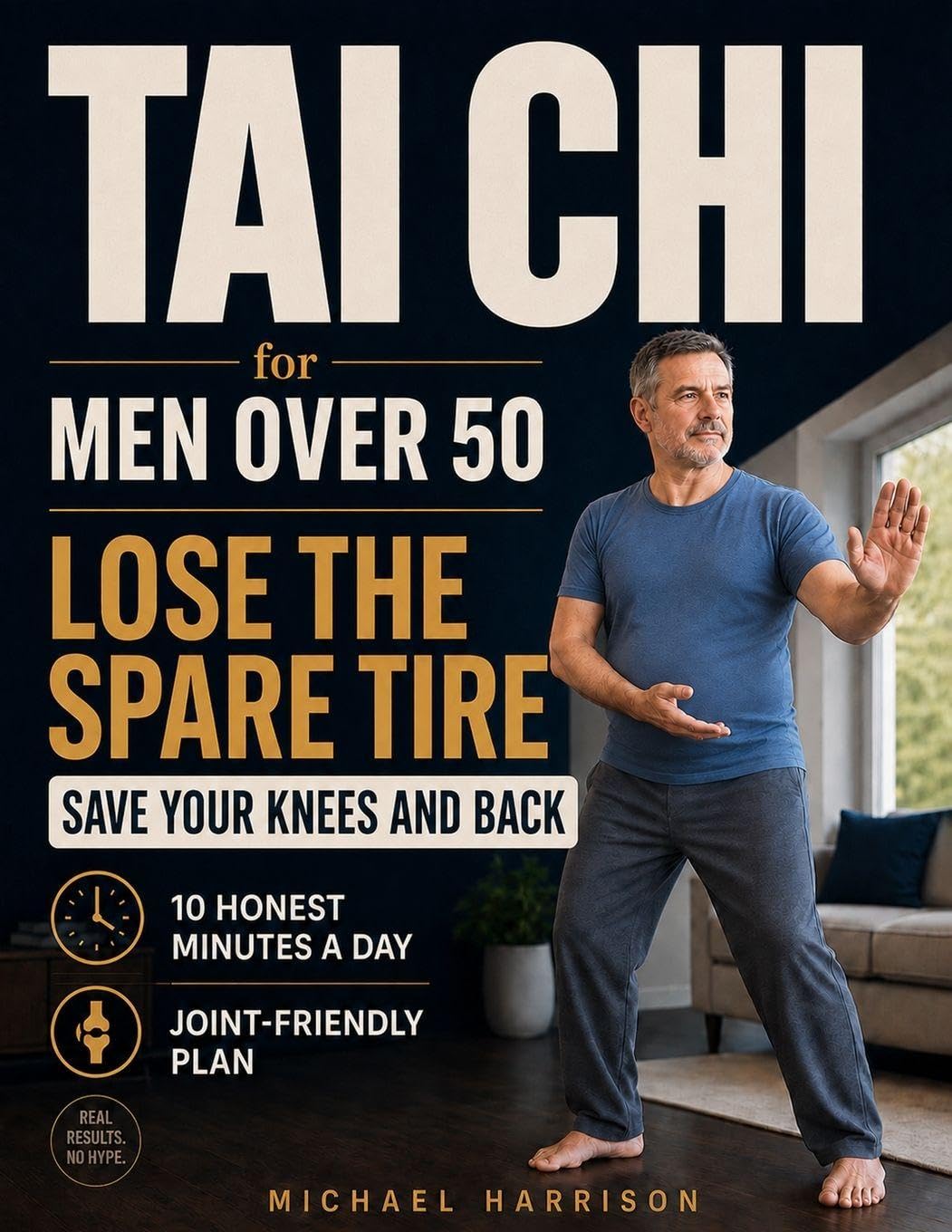 Tai Chi for Men Over 50 — Lose the Spare Tire, Save Your Knees and Back: A No-Hype, Joint-Friendly Plan to Shrink Stubborn Belly Fat and Stay Capable for Years, 10 Honest Minutes a Day