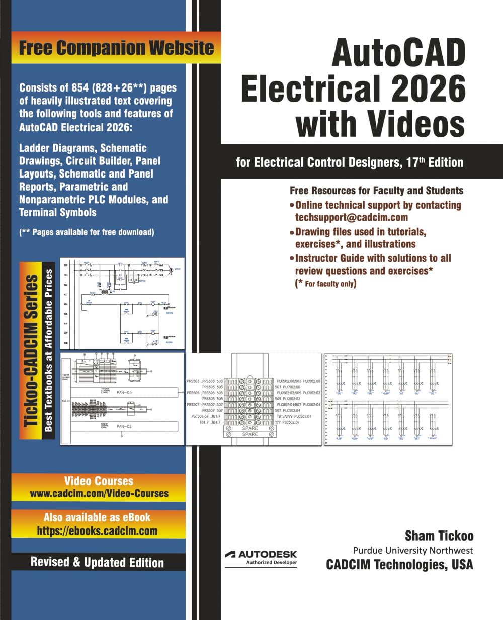 AutoCAD Electrical 2026 with Videos for Electrical Control Designers, 17th Edition