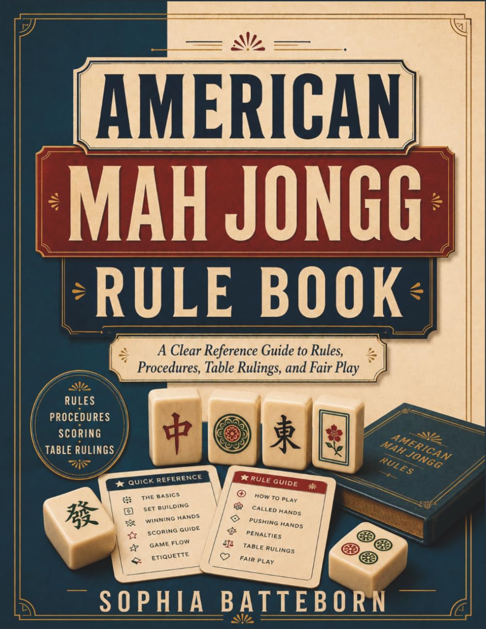 American Mah Jongg Rule Book: A Clear Reference Guide to Rules, Procedures, Table Rulings, and Fair Play