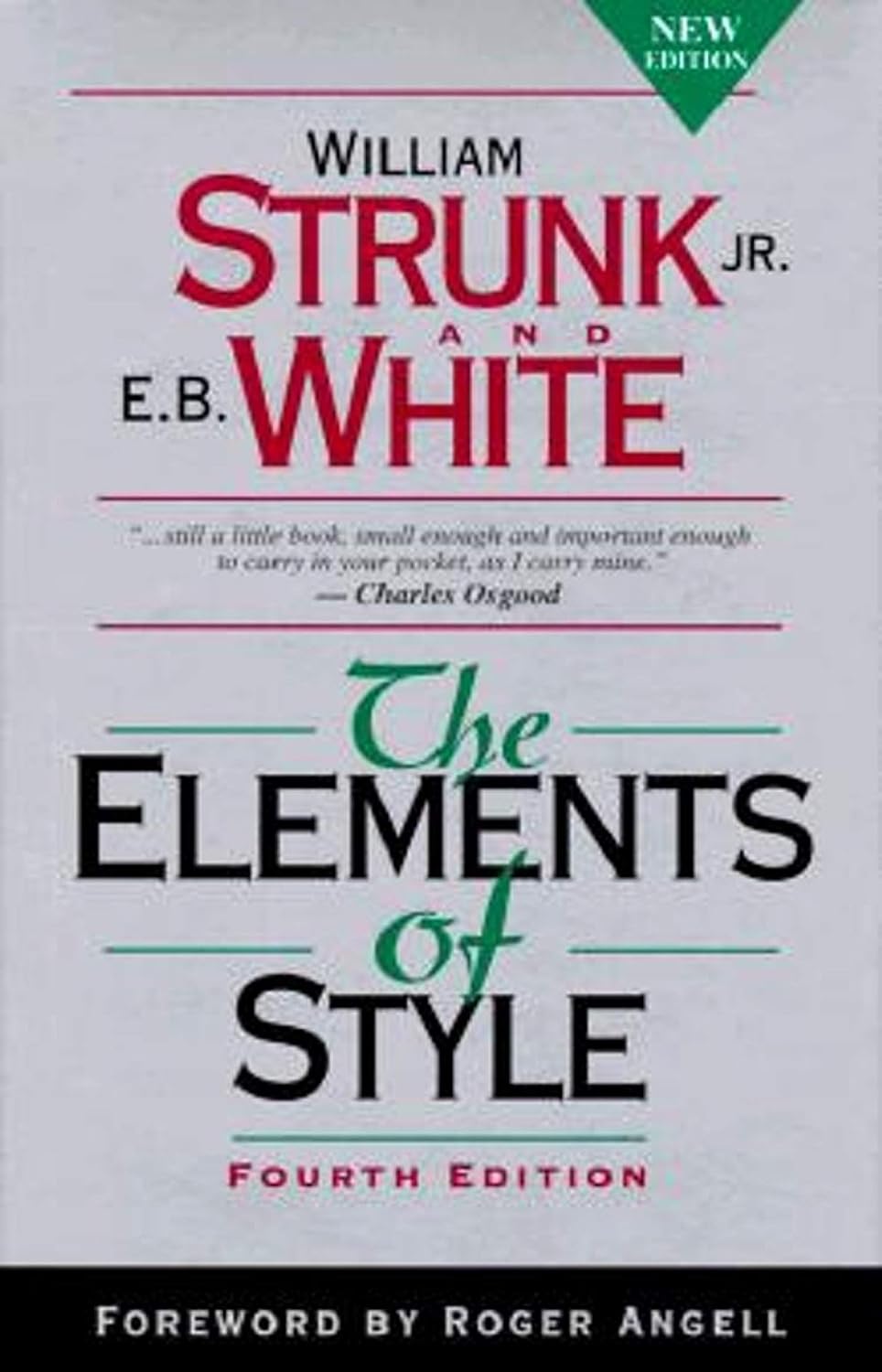 The Elements of Style, Fourth Edition