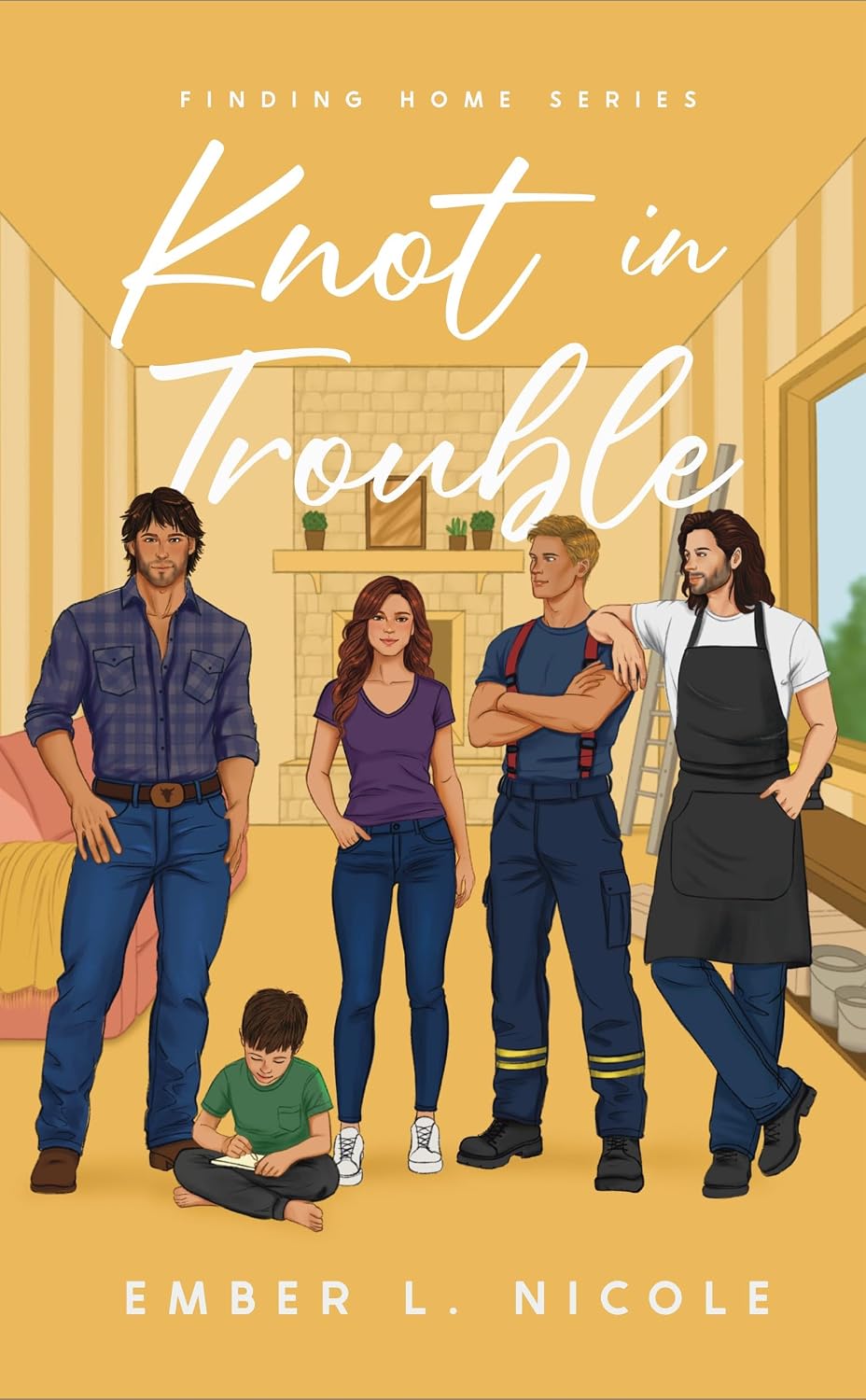 Knot in Trouble: A Small Town Omegaverse Romance (Finding Home Book 2)