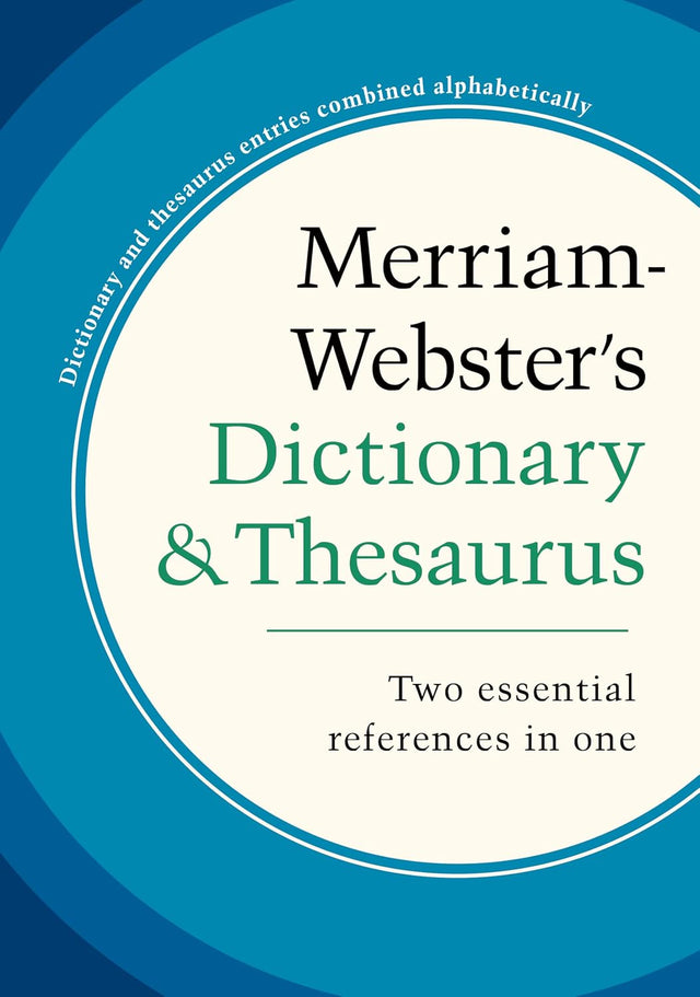 Merriam-Webster's Dictionary and Thesaurus, Newest Edition, Trade Paperback