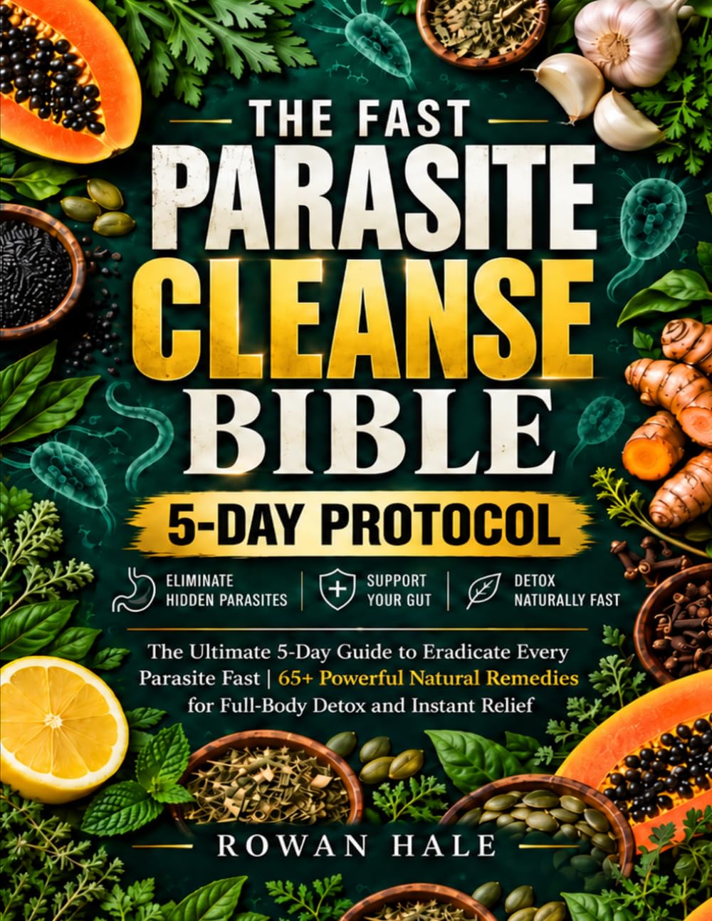The Fast Parasite Cleanse Bible: The Ultimate 5-Day Guide to Eradicate Every Parasite Fast | 65+ Powerful Natural Remedies for Full-Body Detox and Instant Relief