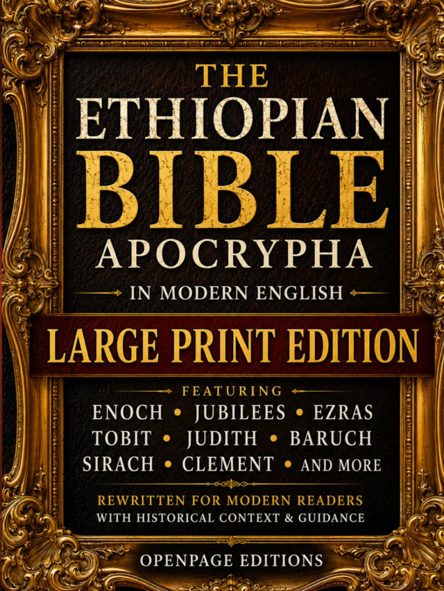 Ethiopian Bible in English – Large Print Apocrypha: Enoch, Jubilees, Ezras | Clearly Organized, Fully Readable Edition with Modernized Texts, Context & Guidance