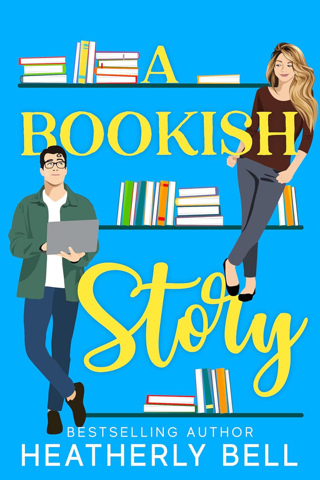 A Bookish Story: a clean and wholesome, workplace, secret identity, book lovers romance