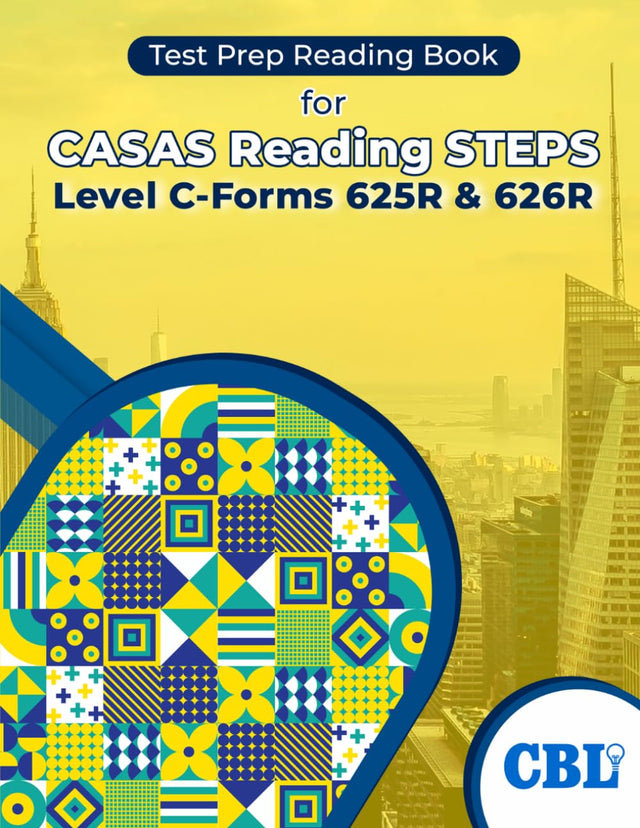 Test Prep Reading Book for CASAS Reading STEPS Level C—Forms 625R and 626R