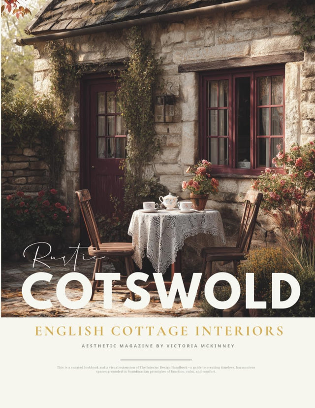 Cotswold English Cottage Interior Design Magazine: British Country House Style Book & Rustic Decor Ideas with Stone Cottages, Granny Chic Touches, and Victorian Home from the Cotswolds