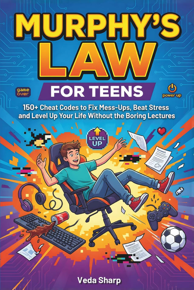 MURPHY’S LAW FOR TEENS: 150+ Cheat Codes to Fix Mess-Ups, Beat Stress and Level Up Your Life Without the Boring Lectures (Murphy’s Law Survival Series)