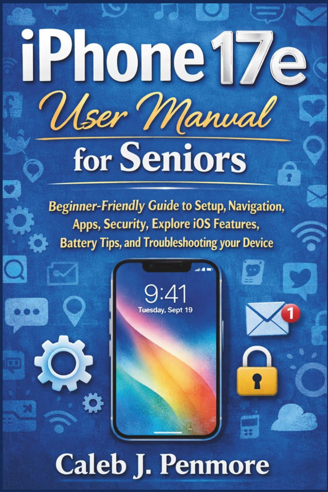iPhone 17e User Manual for Seniors: Beginner-Friendly Guide to Setup, Navigation, Apps, Security, Explore iOS Features, Battery Tips, and Troubleshooting your Device (DeviceBridge Guide Series)