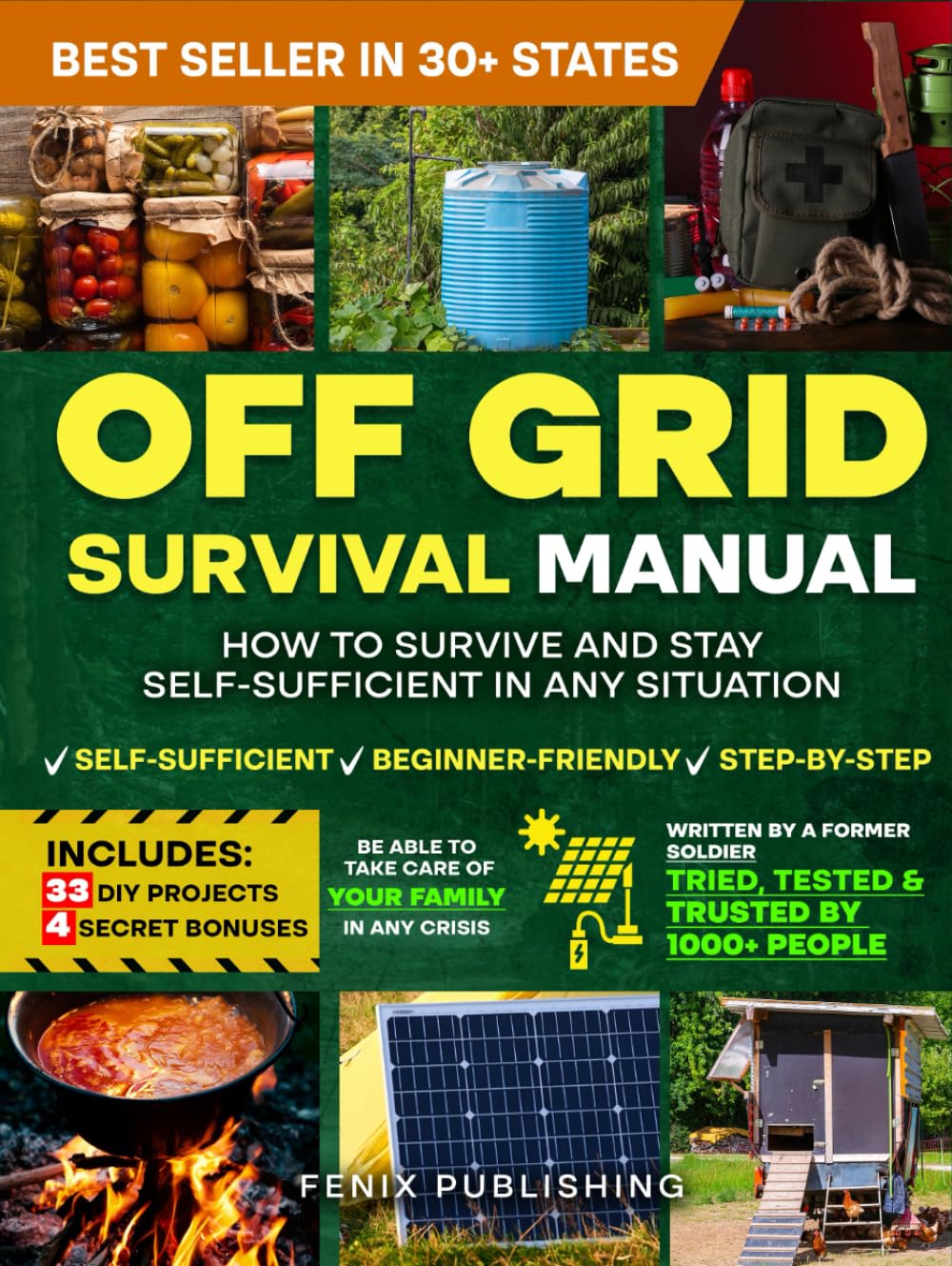 Off Grid Survival Book: Diy Survival Project Book - No Grid Survival Guide