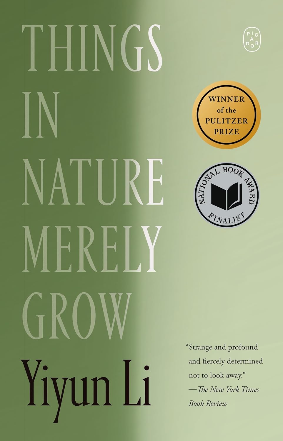 Things in Nature Merely Grow