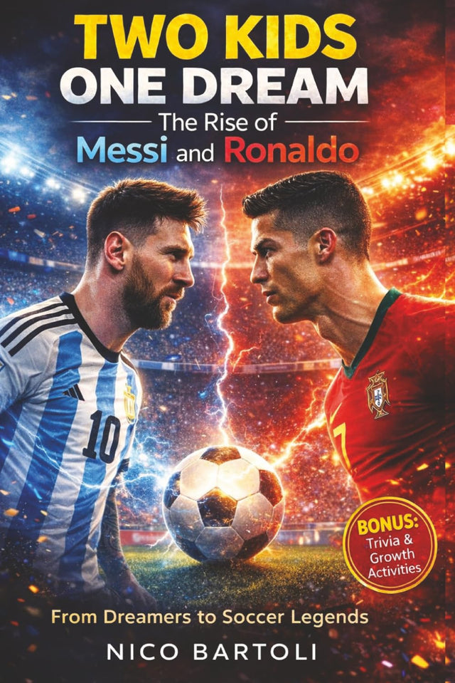 Soccer Books For Kids 8-12: Two Kids One Dream The Rise of Messi and Ronaldo: Build confidence, resilience and a growth mindset through the inspiring stories of two true football legends