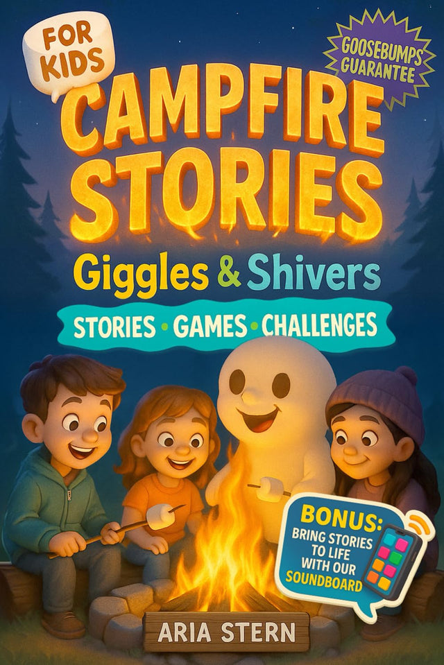 Campfire Stories for Kids: Giggles & Shivers - Super Fun & Spooky Tales, Games and Challenges to Spark Laughter and Goosebumps Around the Fire