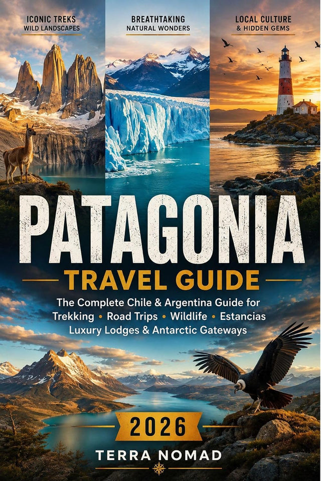 PATAGONIA TRAVEL GUIDE: The Complete Chile & Argentina Guide for Trekking, Road Trips, Wildlife, Estancias, Luxury Lodges & Antarctic Gateways