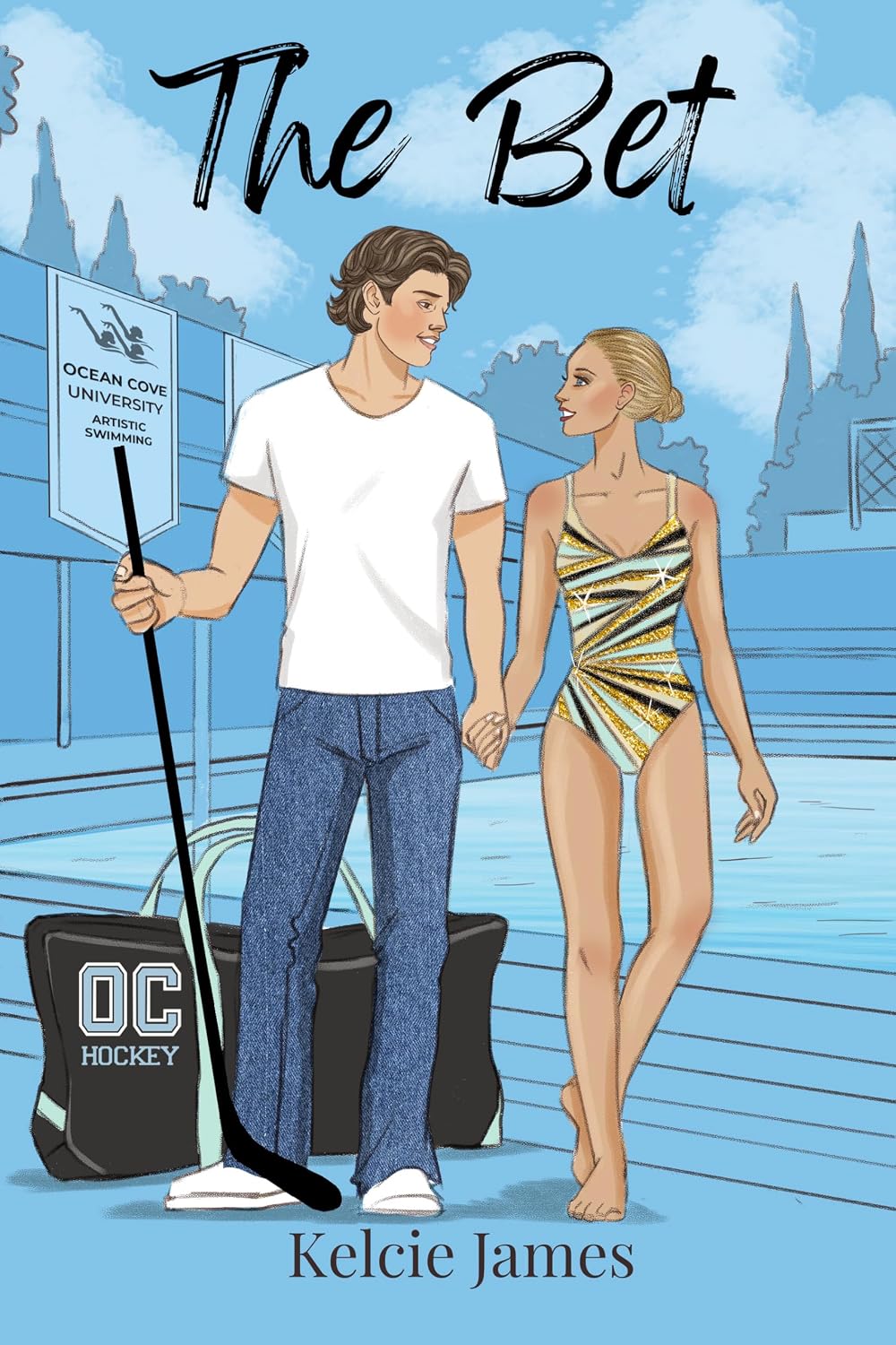The Bet: A Fake Dating College Hockey Romance: Ocean Cove University #1