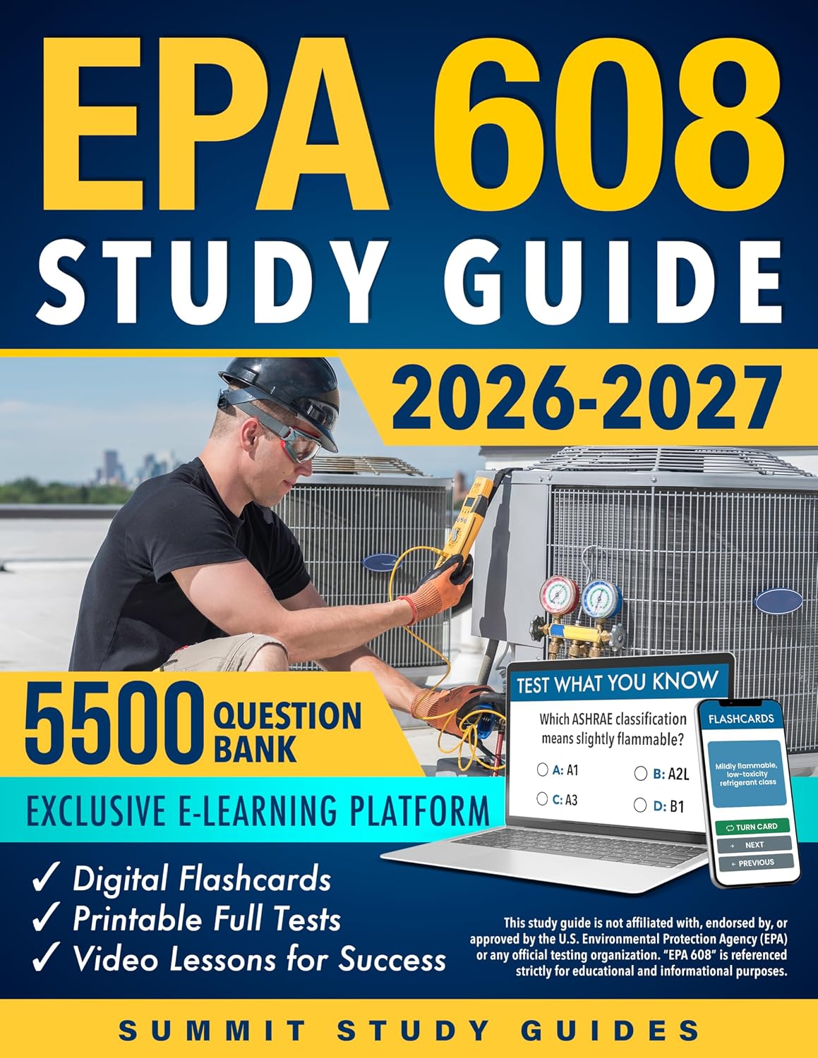 EPA 608 Study Guide: Get Ready to Legally Work on HVAC/R Systems with the 28-Day Field-Proven Retention Protocol. Leave Stress Behind and Build Confidence, Even If You Hate Tests or Have No Time.