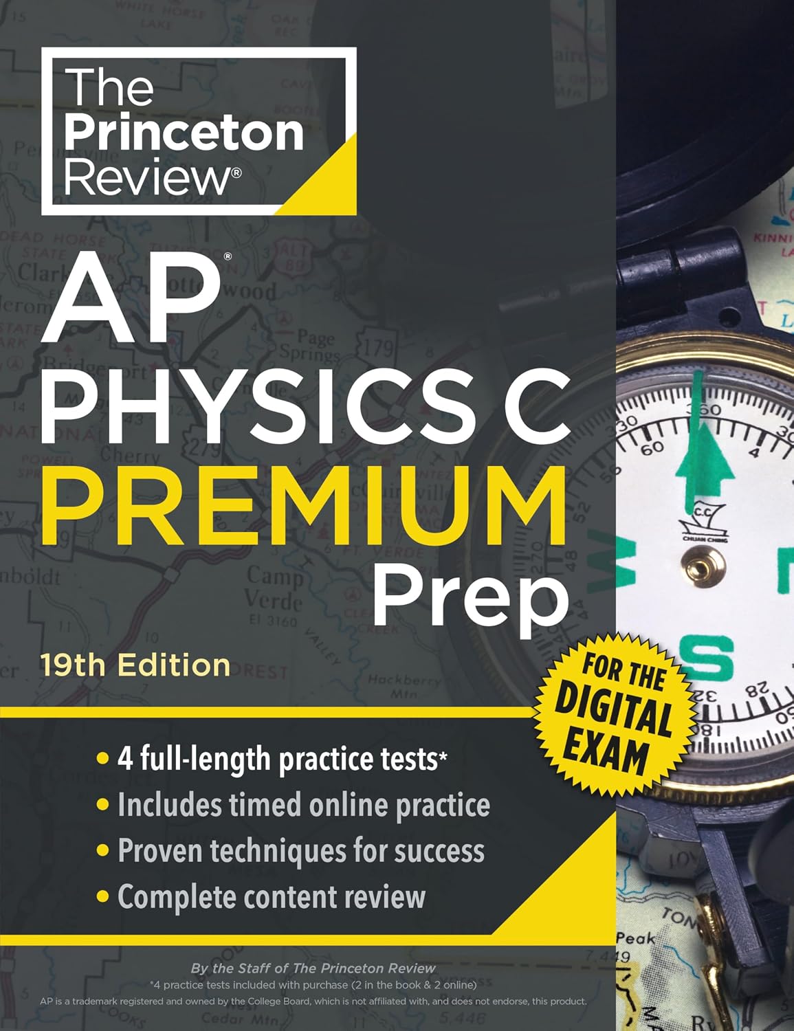 Princeton Review AP Physics C Premium Prep, 19th Edition: 4 Practice Tests + Digital Practice Online + Content Review (College Test Preparation)