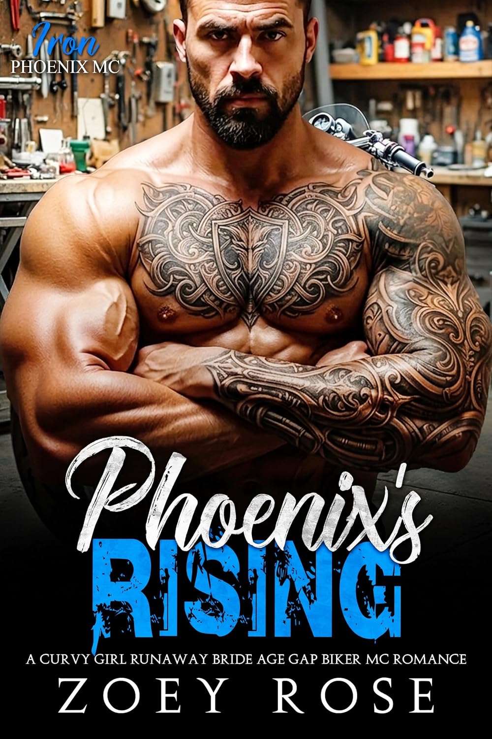 Phoenix's Rising: A Curvy Girl Runaway Bride Age Gap Biker MC Romance (Iron Phoenix MC Book 1)