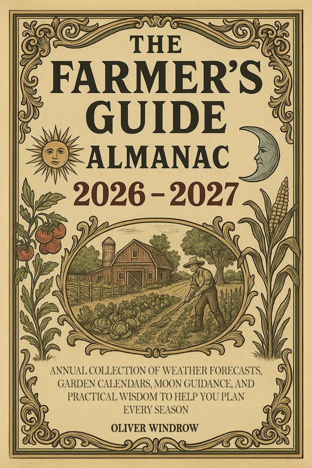 The Farmer’s Guide Almanac 2026–2027: Annual Collection of Weather Forecasts, Garden Calendars, Moon Guidance, and Practical Wisdom to Help You Plan Every Season