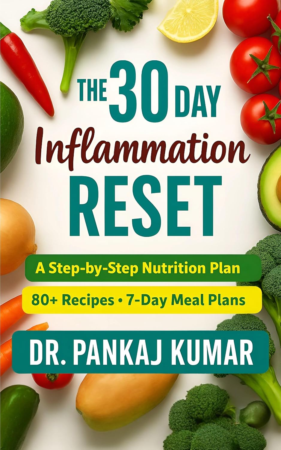 The 30-Day Inflammation Reset: A Step-By-Step Nutrition Plan: 80+ Recipes & 7-Day Meal Plans (The Clinical Reset Series)