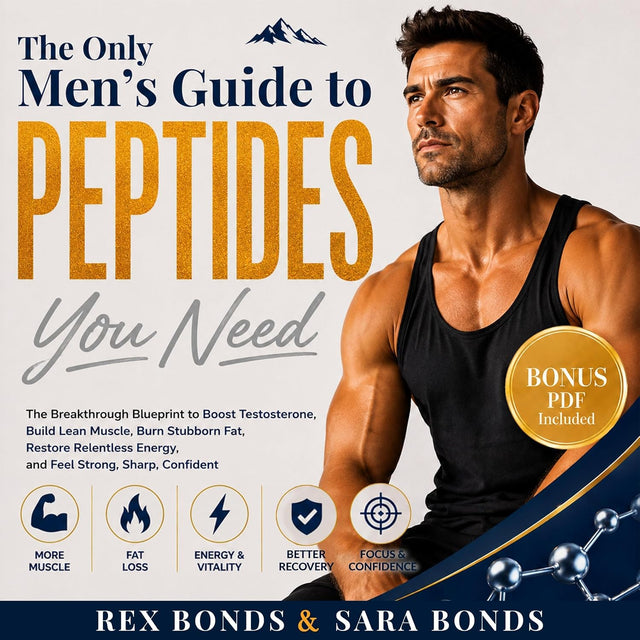 The Only Men’s Guide to Peptides You Need: The Breakthrough Blueprint to Boost Testosterone, Build Lean Muscle, Burn Stubborn Fat, Restore Relentless Energy, and Feel Strong, Sharp, Confident