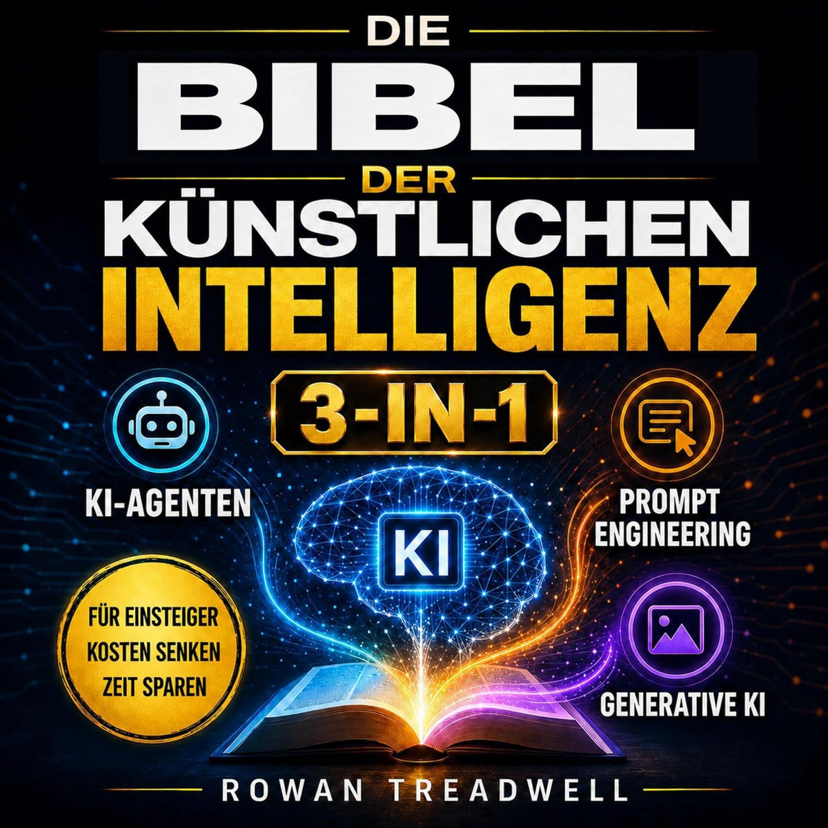Die Bibel der Künstlichen Intelligenz [3-in-1]: KI-Agenten, Prompt Engineering & Generative KI | Einsteigerleitfaden zum Kosten senken, Aufgaben ... und Produktivität steigern