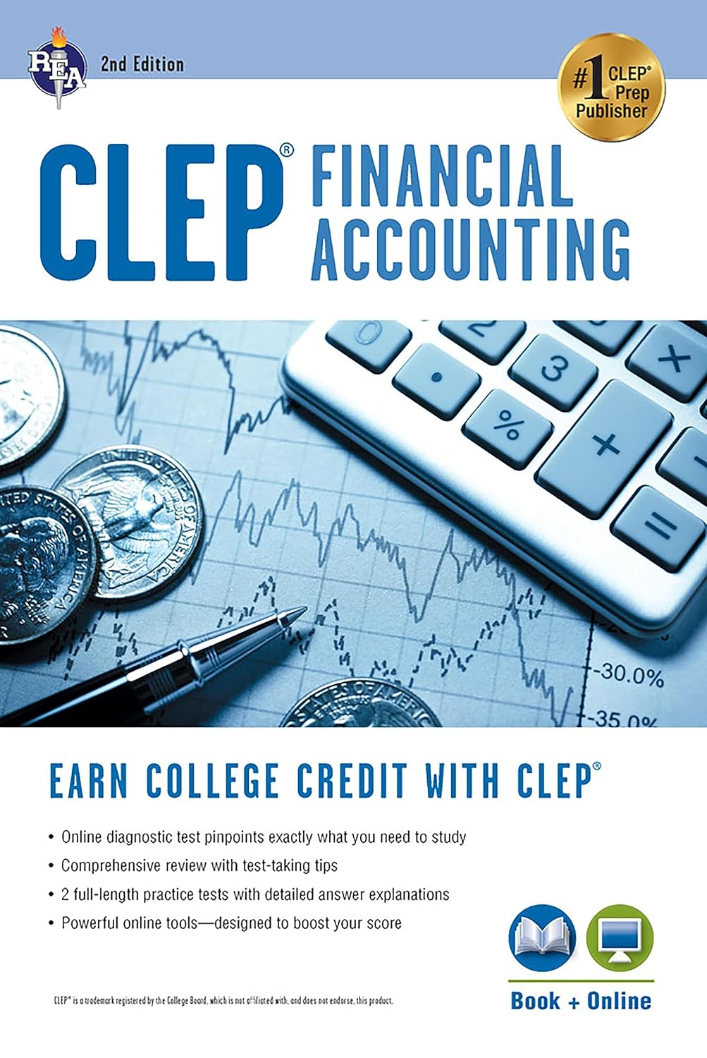 CLEP® Financial Accounting Book + Online (CLEP Test Preparation)