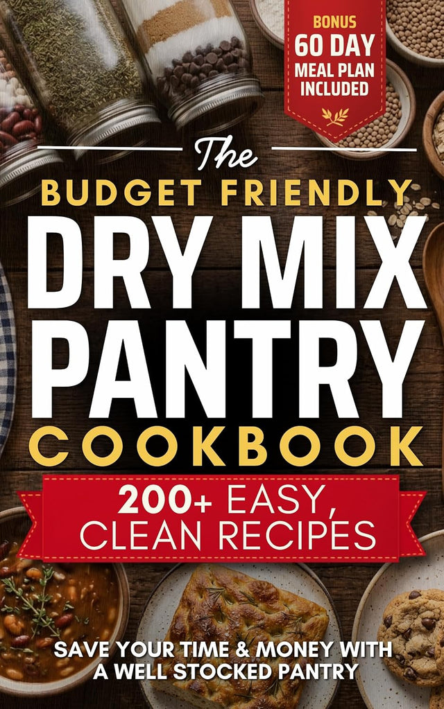The Budget Friendly Dry Mix Pantry Cookbook: 200+ Clean, Easy Dry Mix Pantry Staples for Beginners | Homestead Recipes to Save Time and Money with Seasoning Blends, Baking Mixes, Soup Mixes & More