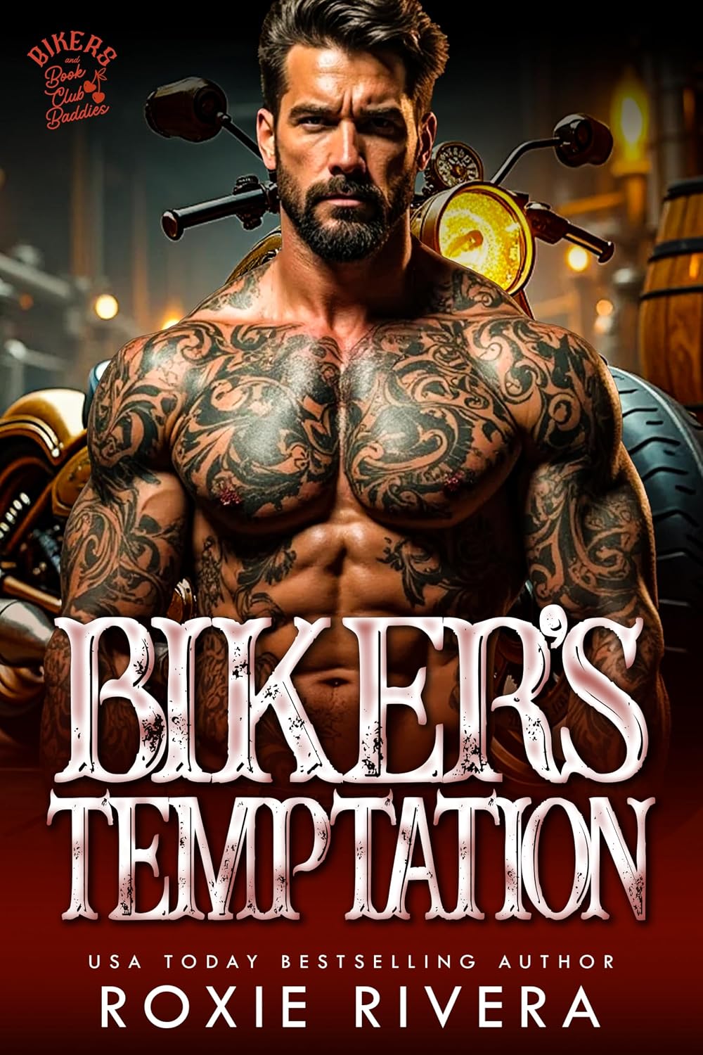 Biker's Temptation (Bikers and Book Club Baddies 1)