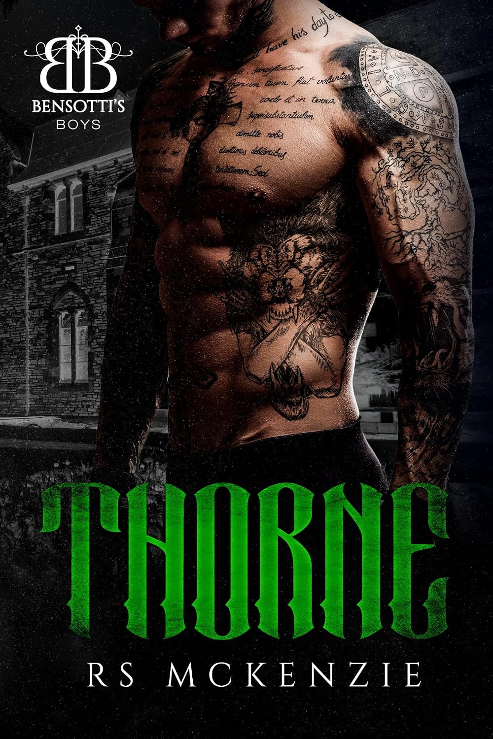 Thorne: A Dark MMM College Romance (Bensotti's Boys Book 1)