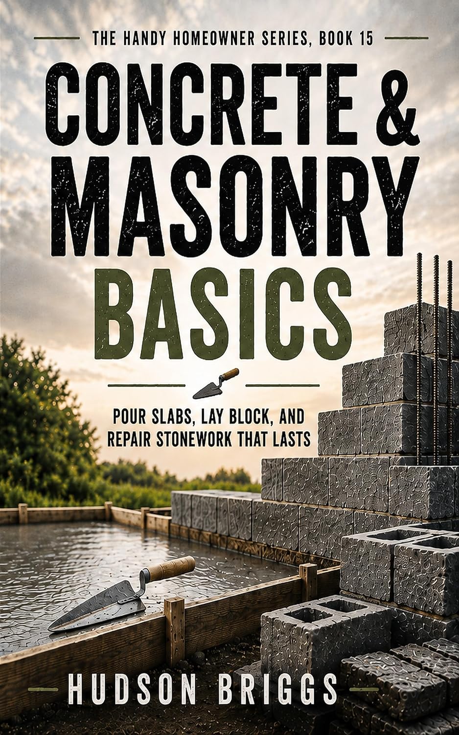 Concrete & Masonry Basics: Pour Slabs, Lay Block, and Repair Stonework That Lasts (The Handy Homeowner Series Book 15)