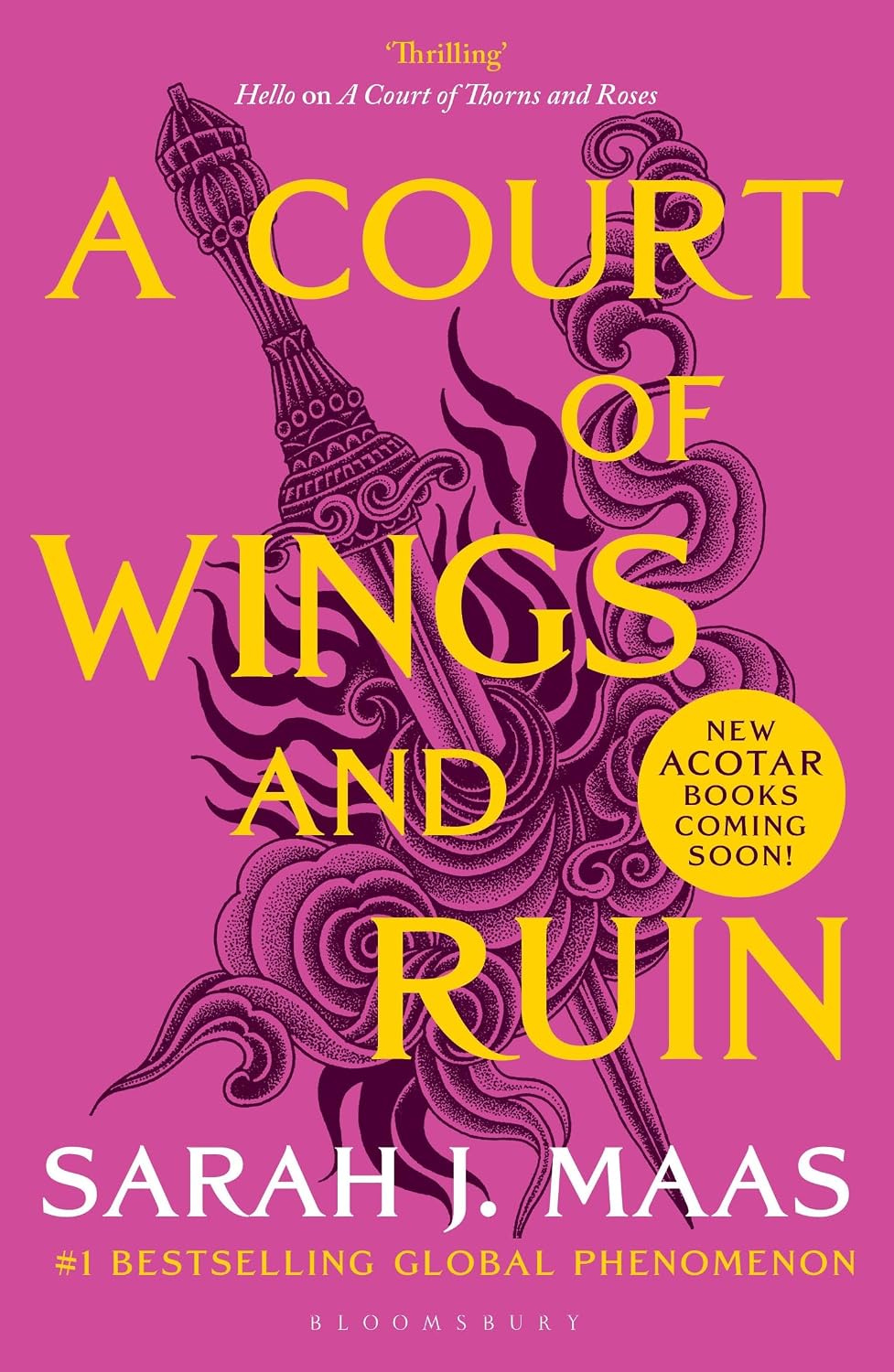 A Court of Wings and Ruin: The third book in the GLOBALLY BESTSELLING, FANTASY ROMANCE series (A Court of Thorns and Roses 3)