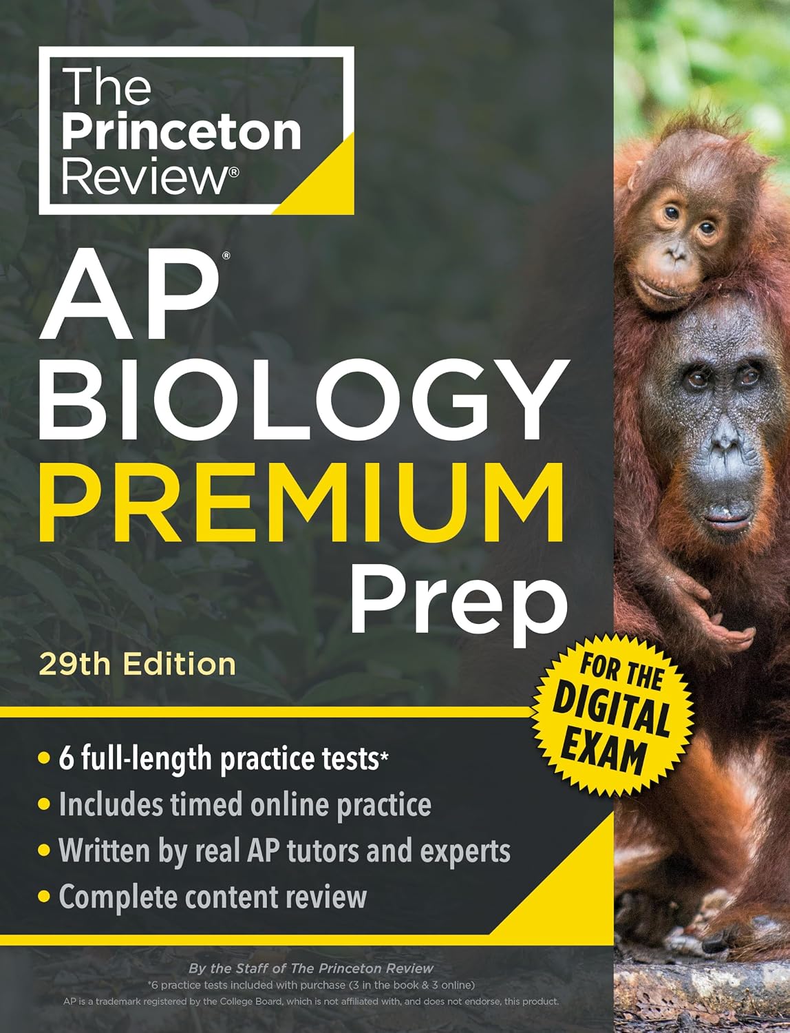 Princeton Review AP Biology Premium Prep, 29th Edition: 6 Practice Tests + Digital Practice Online + Content Review (College Test Preparation)