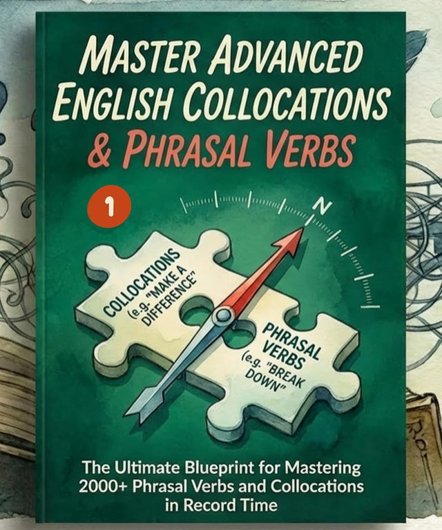 Master Advanced English Collocations & Phrasal Verbs: The Ultimate Blueprint for Mastering 2000+ Phrasal Verbs and Collocations in Record Time (Book 1). (ADVANCED ENGLISH GRAMMAR & VOCABULARY 6)