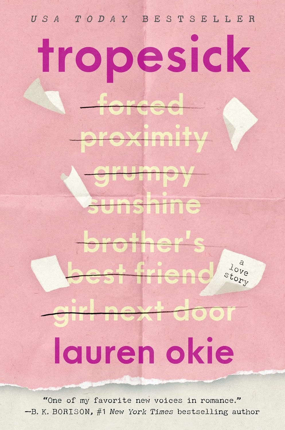 Tropesick: A Meta Romance Where the Tropes Two Writers Craft Begin Playing Out in Real Life