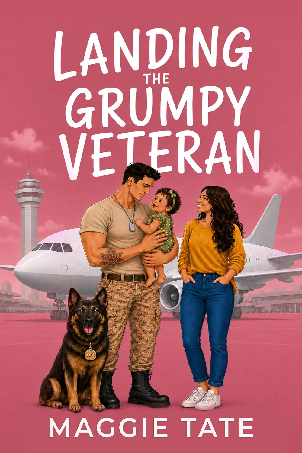 Landing the Grumpy Veteran: A Sweet Small Town Romance (The Sweet Happily Ever After Series)