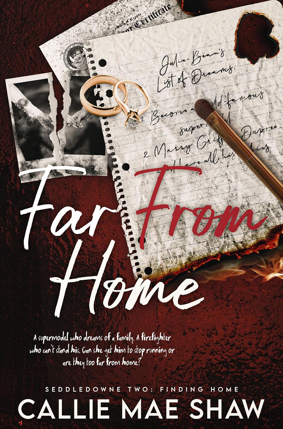 Far From Home: A Small Town, Love At First Sight, Marriage in Crisis Romance (Seddledowne: Finding Home Book 3)