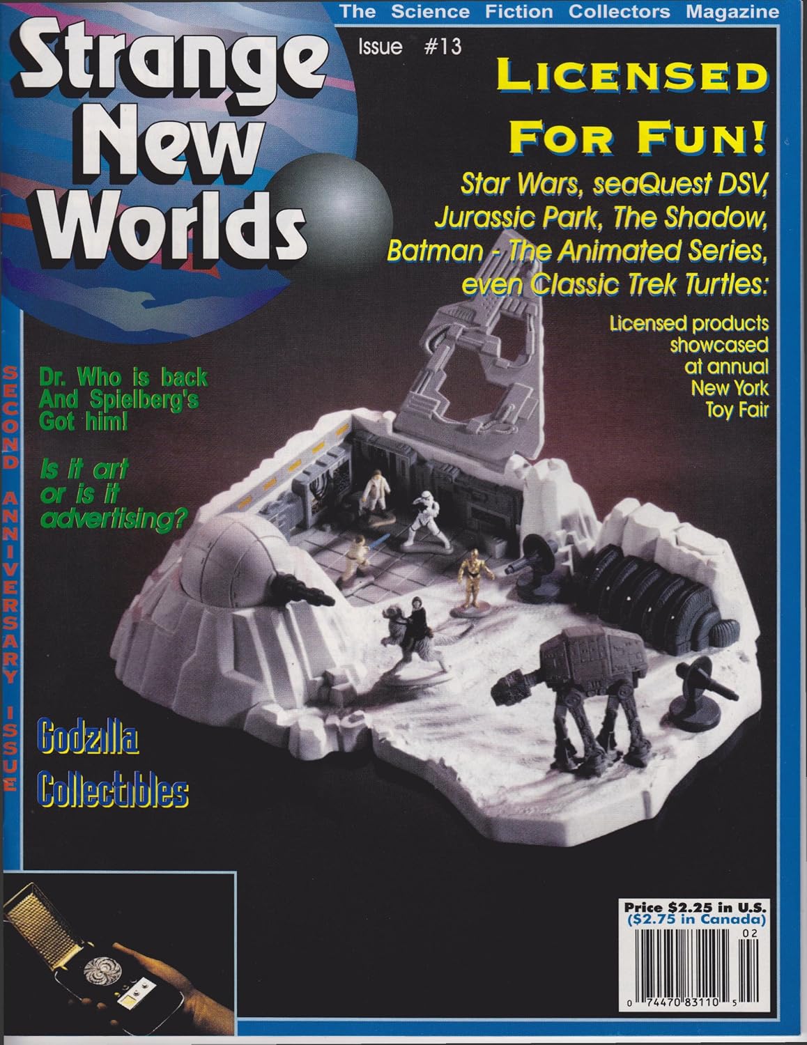 Strange New Worlds #13: : Godzilla collectibles, 1994 Toy Fair featuring Star Trek and Star Wars toys (Strange New Worlds Science Fiction Collectors Magazine)