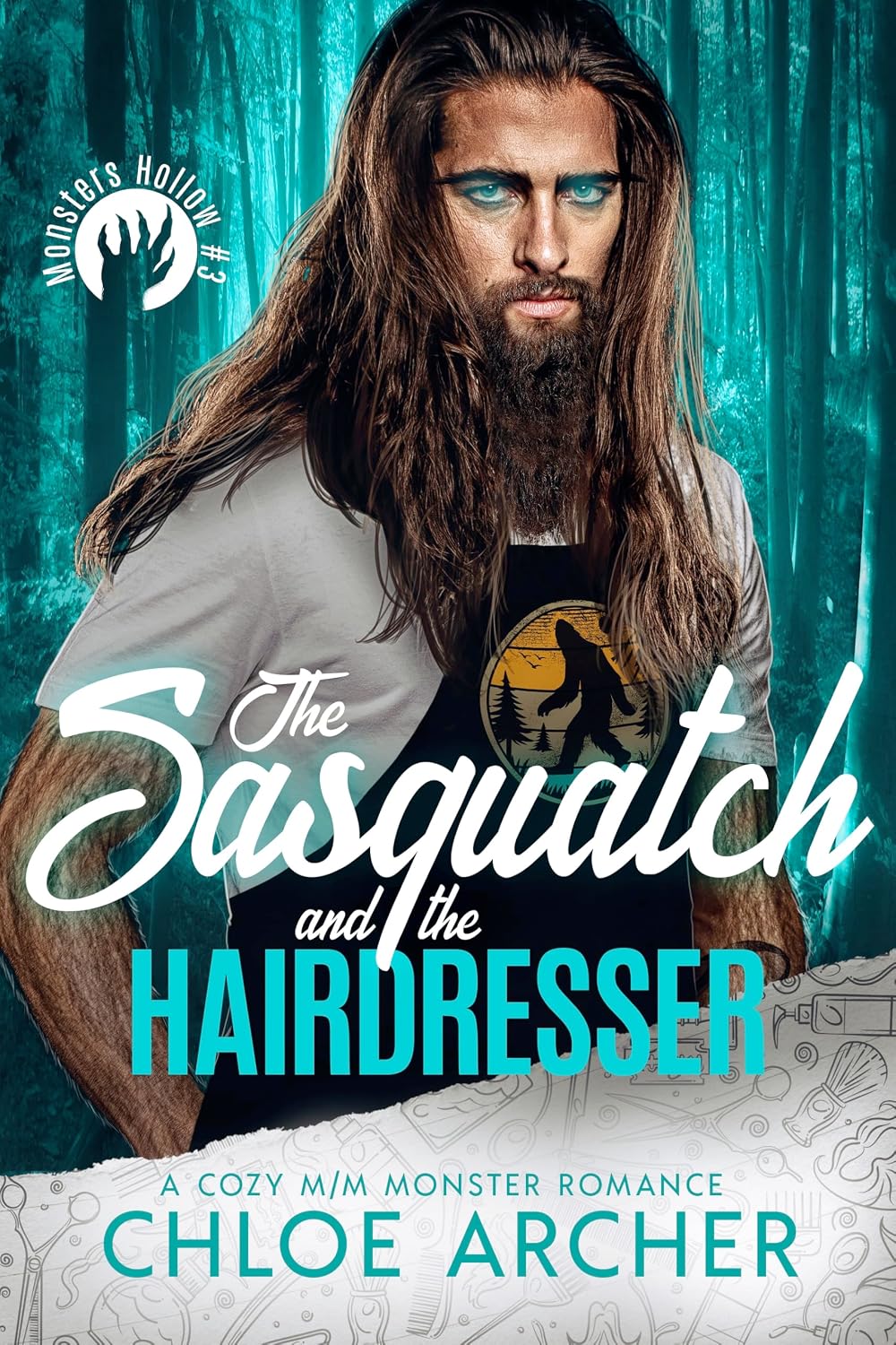 The Sasquatch and the Hairdresser: A Cozy M/M Monster Romance (Monsters Hollow Book 3)
