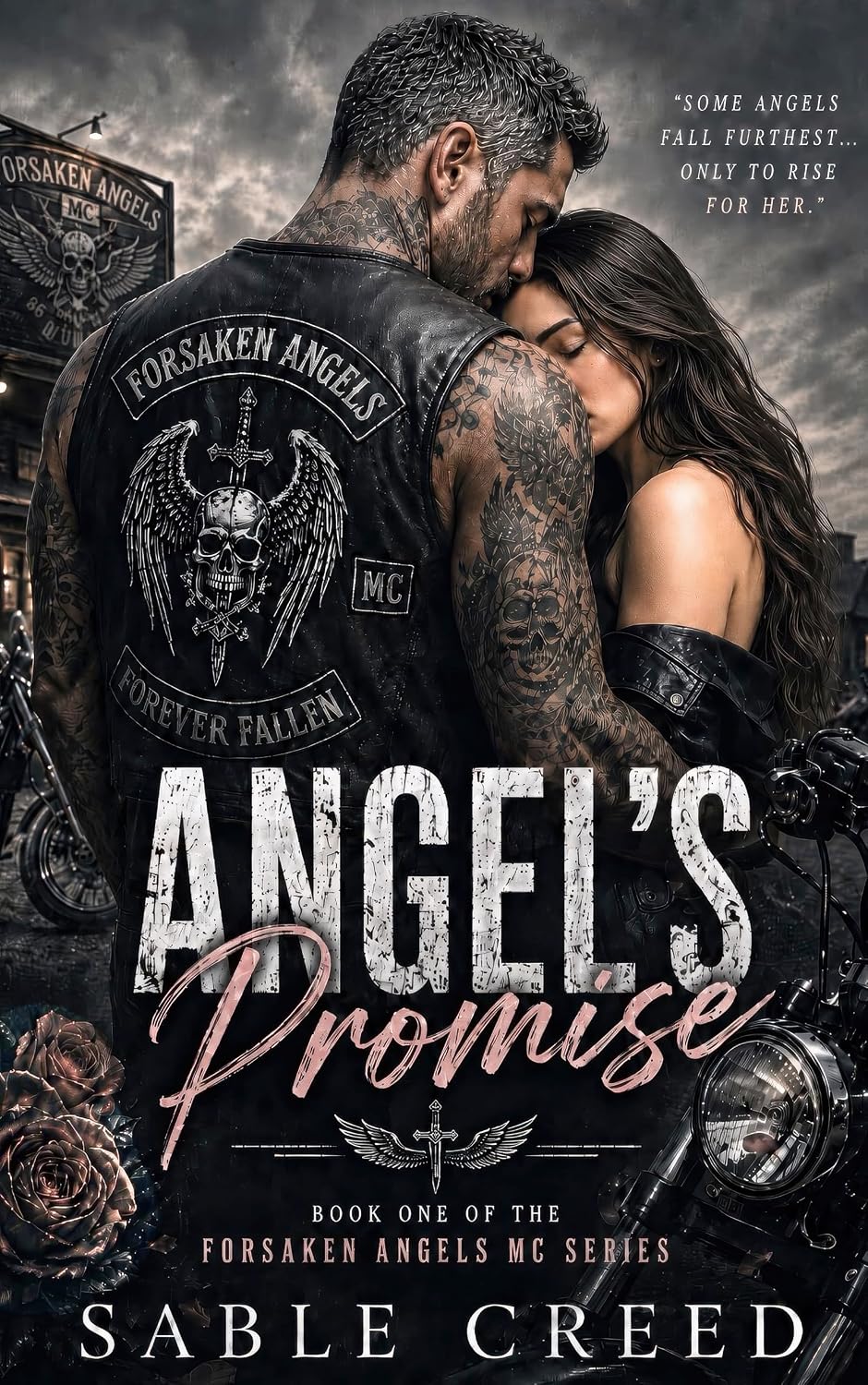 Angel's Promise: An Age Gap, Touch her and Die Ex-Military Biker MC Steamy Romance (Forsaken Angels MC Book 1)